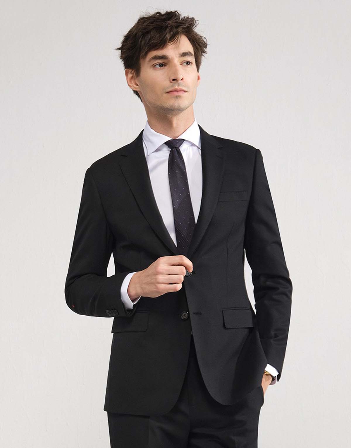 Pure Wool Business Suit-s8815